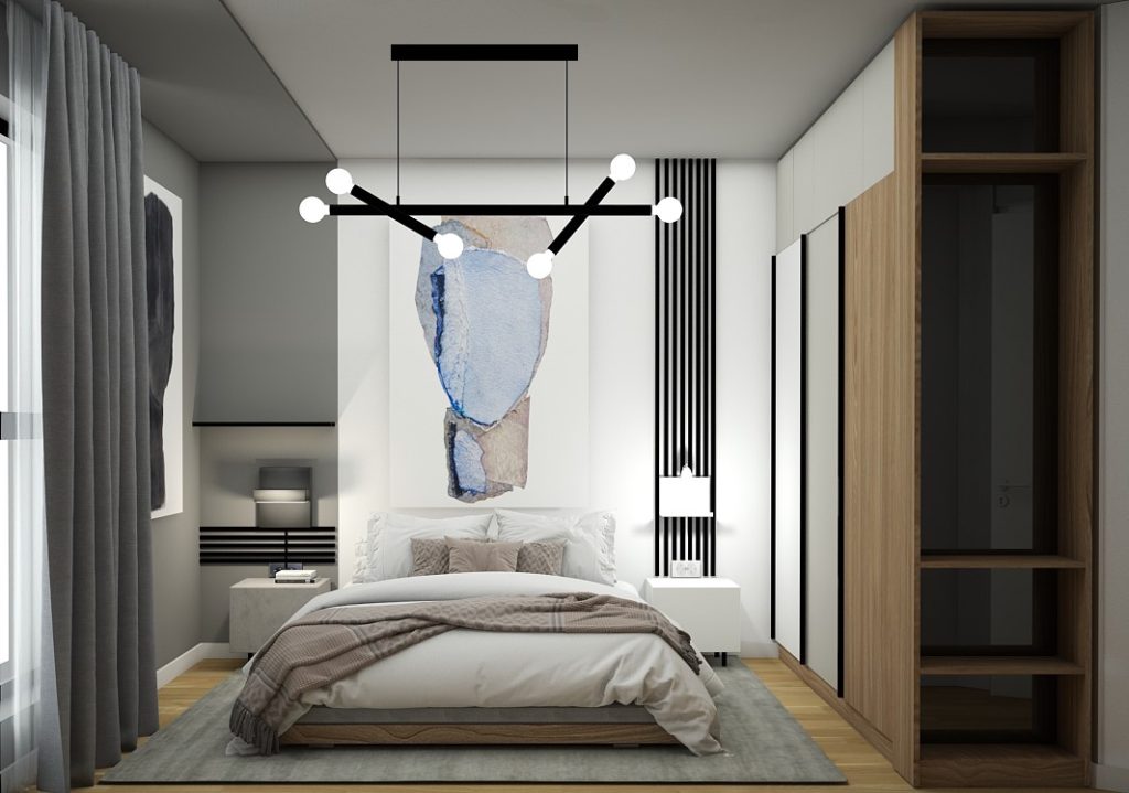blue apartment